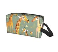 Longzehao Cute Wild Cartoon Giraffes Print Travel Storage Bag for men women,Portable Toiletry Bag Large Capacity Organizer