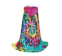 Longzehao Dancing thanksgiving bear Print Hooded Cape For youngsters with Halloween Christmas Cosplay Hooded Cloak Costume