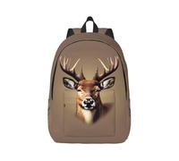Longzehao Deer head printing Print Canvas Fashions Backpacks,Casual Lightweight Sports Rucksack Travel Multipurpose Bag, Black, M, Maya Bay Short Sleeve Classic Fit Shirt