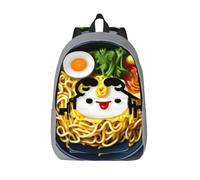 Longzehao Egg Cup Noodle Ramen Print Fashion Canvas Backpack,Casual Light Sport Rucksack Travel Multipurpose Bag, Black, S, Maya Bay Short Sleeve Classic Fit Shirt