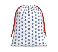 Longzehao Evil eyes Print Drawstring Gift Bags For Christmas,Holiday Gift Wrapping Bag Assorted Sizes