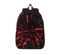 Longzehao Explosion Burst Red and Black Print Fashion Canvas Backpack,Casual Light Sport Rucksack Travel Multipurpose Bag, Black, S, Maya Bay Short Sleeve Classic Fit Shirt