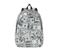 Longzehao Funny Dollar Money Print Fashion Canvas Backpack,Casual Light Sport Rucksack Travel Multipurpose Bag, Black, M, Maya Bay Short Sleeve Classic Fit Shirt