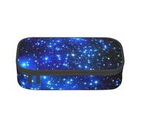 Longzehao Galaxy Stars Print Pencil Case Large Capacity Storage Pouch Holder Office Organizer box Makeup Bag