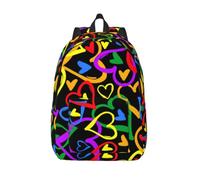 Longzehao Gay Pride Rainbow Print Fashion Canvas Backpack,Casual Light Sport Rucksack Travel Multipurpose Bag, Black, M, Maya Bay Short Sleeve Classic Fit Shirt