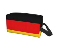Longzehao German flag Print Travel Storage Bag for men women,Portable Toiletry Bag Large Capacity Organizer