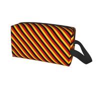 Longzehao german flag Print Travel Storage Bag for men women,Portable Toiletry Bag Large Capacity Organizer