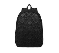 Longzehao gothic wallpaper skull Print Fashion Canvas Backpack,Casual Light Sport Rucksack Travel Multipurpose Bag, Black, S, Maya Bay Short Sleeve Classic Fit Shirt