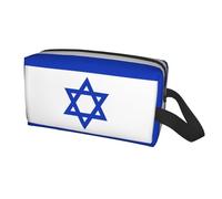 Longzehao Israeli flag Print Travel Storage Bag for men women,Portable Toiletry Bag Large Capacity Organizer