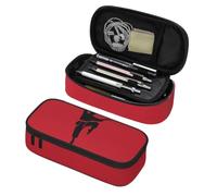 Longzehao karate men Print Big Capacity Pencil Case Storage Organizer Makeup Bag Office Stationery Pouch