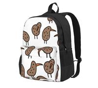 Longzehao Kiwi Birds Cute Print Casual Backpack for Men and Women,Large Capacity Travel Work Computer Backpacks