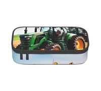 Longzehao Large capacity compartment Company Farm Tractor Print pencil case Storage bag for office supplies