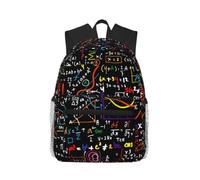 Longzehao Math Formula Print Casual Fashions Backpack,Lightweight Sports Bookbag Travel Multip Rucksack