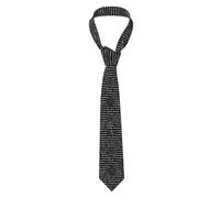 Longzehao Men's Supernatural Inspiration Print Necktie silk tie cufflinks for official work business Formal wedding.