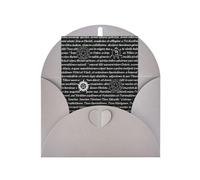 Longzehao Pearl paper Supernatural Inspiration Print holiday greeting card,Note Cards for Christmas,Birthday,Thanksgiving