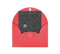 Longzehao Pearl paper Supernatural Inspiration Print holiday greeting card,Note Cards for Christmas,Birthday,Thanksgiving