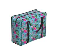 Longzehao Reusable Hello Hawaii Print Grocery Bags,Large Utility Tote Bag,Portable shopping storage bag