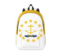 Longzehao Rhode Island State Flag Print Fashion Canvas Backpack,Casual Light Sport Rucksack Travel Multipurpose Bag, Black, M, Maya Bay Short Sleeve Classic Fit Shirt