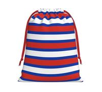 Longzehao Russian flag Print Drawstring Gift Bags For Christmas,Holiday Gift Wrapping Bag Assorted Sizes