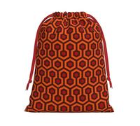 Longzehao Shining Overlook Print Drawstring Gift Bags For Christmas,Holiday Gift Wrapping Bag Assorted Sizes