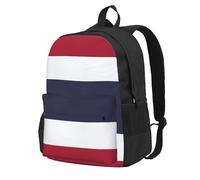 Longzehao Thailand Flag Print Casual Backpack for Men and Women,Large Capacity Travel Work Computer Backpacks