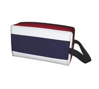 Longzehao Thailand Flag Print Travel Storage Bag for men women,Portable Toiletry Bag Large Capacity Organizer