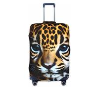 Longzehao Travel Elastic Luggage Cover,Cute Baby Jaguar 1 Print Suitcase protection cover Case Cover with zipper., White, S