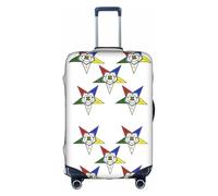 Longzehao Travel Elastic Luggage Cover,Stars Eastern Stars Print Suitcase protection cover Case Cover with zipper., White, Large