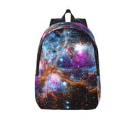 Longzehao Universe Galaxy Space Print Fashion Canvas Backpack,Casual Light Sport Rucksack Travel Multipurpose Bag, Black, M, Maya Bay Short Sleeve Classic Fit Shirt