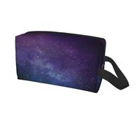 Longzehao Universe with Stars Galaxy Interstellar Print Travel Storage Bag for men women,Portable Toiletry Bag Large Capacity Organizer