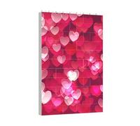 Longzehao Valentine's Day Love Heart Print Building Blocks Puzzle Set,Building Block Puzzle Toy Game for Brain Development