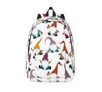 Longzehao Xmas Funny Gnomes Print Fashion Canvas Backpack,Casual Light Sport Rucksack Travel Multipurpose Bag, Black, S, Maya Bay Short Sleeve Classic Fit Shirt