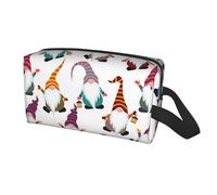 Longzehao Xmas Funny Gnomes Print Travel Storage Bag for men women,Portable Toiletry Bag Large Capacity Organizer