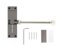 Longzhuo Automatic Door Closure Alloy Heavy Duty Gate Closer for Interior Exterior,Safety Spring Loaded Door Closer,Overhead Fir Door Closer,for Doors Weighing 20-35 kg（Grey）