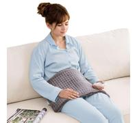 Longzhuo Heat Pads for Back Pain Relief - Heating Pad Electric 9 - Temp & 2H Timer Flannel Heat Pad (Grey, 45 x 84cm)