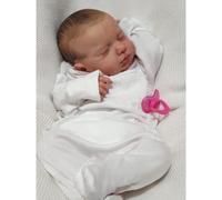 Lonian 50cm Newborn Baby Lifelike Real Soft Touch Collectible Art Reborn Doll With Hand-Drawing Hair Doll