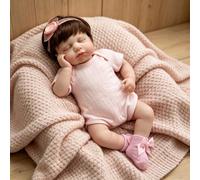 Lonian Lifelike Reborn Baby Dolls 20 Inch Sleeping Realistic Newborn Babies Doll Soft Cloth Body Real Life Girl with Accessories Gifts for Kids Age 3+ and Collection