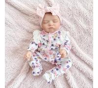 Lonian Lifelike Reborn-Baby Dolls 20 Inch Sleeping Realistic Newborn Babies Doll Soft Cloth Body Real Life Girl with Accessories Gifts for Kids Age 3 + & Collection