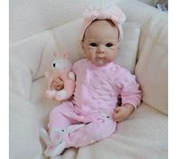 Lonian Reborn Babies Dolls 18 inch Realistic Newborn Girls Lifelike Real Baby Open Eye Soft Fabric Body That Looks Cute Toddler (Bettie)