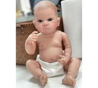 Lonian Reborn-Baby Dolls 18 Inch Reborn Dolls Realistic Newborn Baby Dolls Soft Body Poseable Full Vinyl Body Girl Like a Lifelike Baby with Feeding Kit