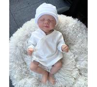 Lonian Reborn dolls - 17-Inch Handmade Realistic Soft Cloth Body with Toy Accessories, Dolls Like a Lifelike Baby(Sleeping baby)