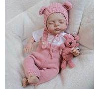 Lonian Reborn dolls - 18-Inch Handmade Realistic Baby Dolls Soft Cloth Body with Toy Accessories, Reborn Baby Dolls Like a Lifelike Baby