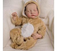 Lonian Reborn Dolls - 18-Inch Handmade Realistic Soft Cloth Body with Toy Accessories, Reborn Dolls Like A Lifelike Baby