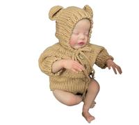 Lonian Reborn Dolls 19 Inch Handmade Realistic Soft Cloth Body with Toy Accessories, Reborn Dolls Like A Lifelike Baby(Sleeping Baby)
