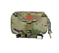 Lonloke Ifak Pouch-Rapid Deployment Tactical MOLLE Trauma Kit Pouches, Quick Release Tear-Off Medical First Aid Kit Organiser with Red Immediate Identify for Emergency Surviva Activities. (MC)