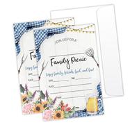 LONLONBANG Family Reunion Invitations Party Invitation for Girls Boys Family Women Men 20 Party Invitations With Envelopes -L779