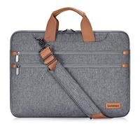 LONMEN 15.6 Inch Laptop Bag, Durable Shockproof Laptop Protective Carrying Case Sleeve for Macbook Pro16/ Lenovo Ideapad/HP EliteBook/Dell XPS/Acer/ASUS,Gray