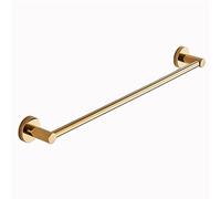 Lonmrrton Gold Towel Rail Wall Mounted Towel Holder Screw Mounting Smooth Towel Rod for Bathroom or Kitchen, 30cm 40cm 50cm 60cm 70cm 80cm, Stainless Steel Polished Finish (Size : 50cm)