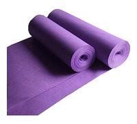 Lonmrrton Purple Wedding Aisle Runner Carpet - 10m 20m Event Ceremony Walkway Carpet Non-slip Runway Carpet Roll for Wedding Party Church Outdoor Beach, 2mm Thickness (Size : 1x50m)