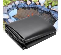 Lonmrrton Rubber Pond Underlay 3x4m 4x5m 5x5m 6x8m Garden Fish Pond Liners Impermeable Pond Membrane for Outdoor Landscaping Fountains and Streams, 0.12mm Flexible Pond Lining Film(6x7m(19.7x23ft))